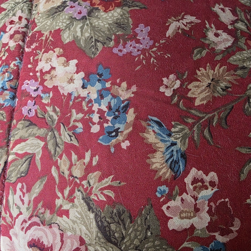 Ralph Lauren Chaps Summerton Red Floral FULL Size Comforter Set - Picture 9 of 10